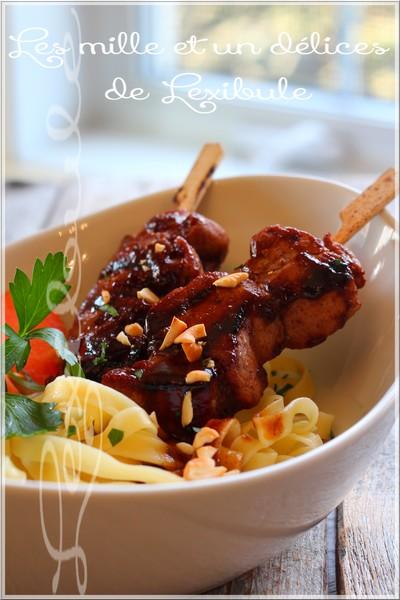 ~Brochettes de porc au cinq-épices~