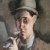 1921-20, Marino Tartalja (CRO)_Self-portrait with Pipe