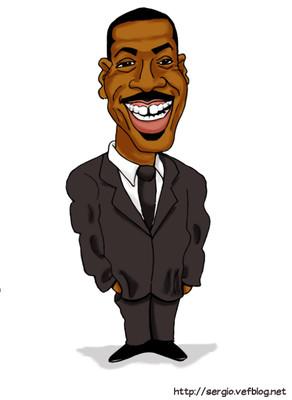 Caricature d’Eddie Murphy
