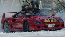 Ferrari F40 : du dérapage contrôlé dans la neige au Japon