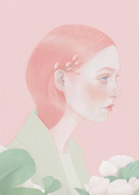 Soft digital illustrations by Hsiao-Ron Cheng