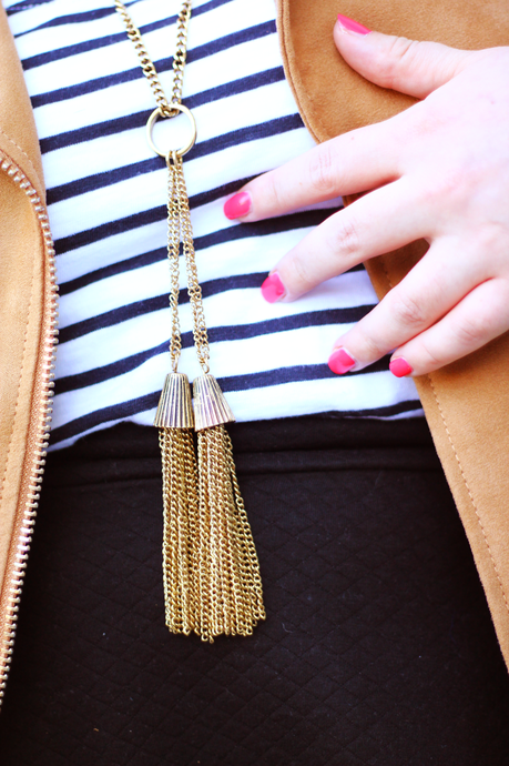 LOOK l Daim & rayures, mes chouchous du printemps ♥