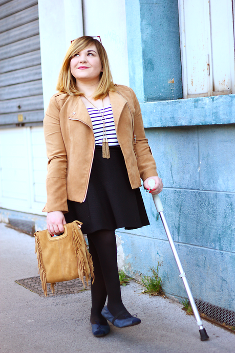 LOOK l Daim & rayures, mes chouchous du printemps ♥