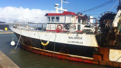 Le Malorick est le dernier bateau rochelais à pratiquer la pêche en haute mer. © Marc Millet. FTV