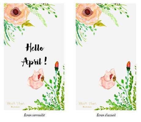 Fonds d’écrans gratuits, ma sélection d’avril !