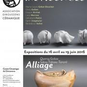 Expositions « Métissages » & « Alliage » au Centre Céramique de Giroussens