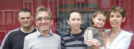 Brigitte et Daniel Gagnepain et leurs enfants