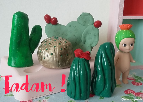 DIY : cactus en pâte à modeler durcissante