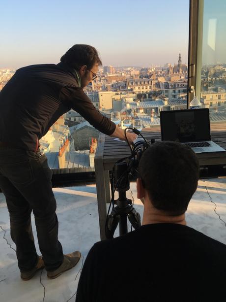 backstage shooting photo