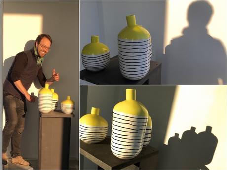 clemaroundthecorner vase jaune soleil