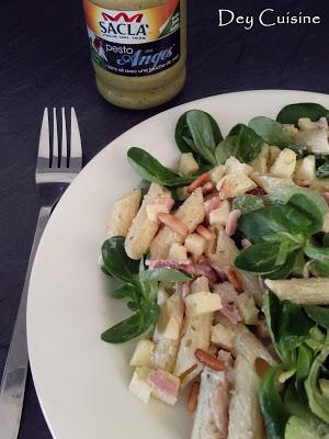 Salade de pâtes au pesto des anges SACLA