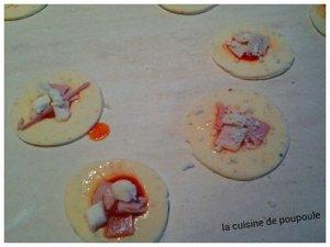 Pizza pops jambon mozza