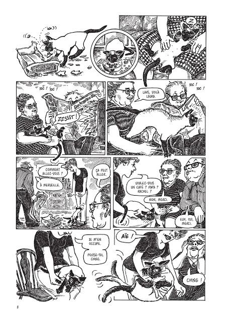 page de Sorties de Secours par Joyce Farmer chez Delcourt