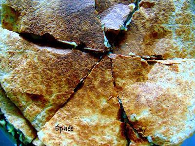 Quesadillas aux pommes de terre ... ou plutôt au colcannon Quesadillas aux pommes de terre ... ou plutôt au colcannon