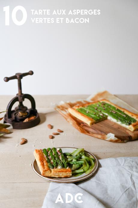 recette tarte aux asperges vertes