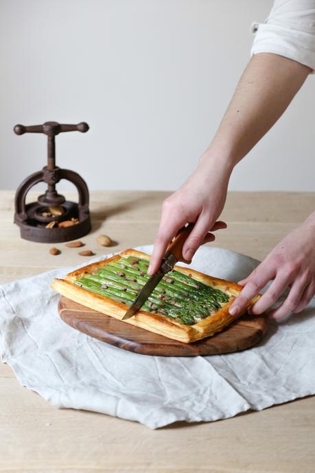 recette tarte aux asperges vertes