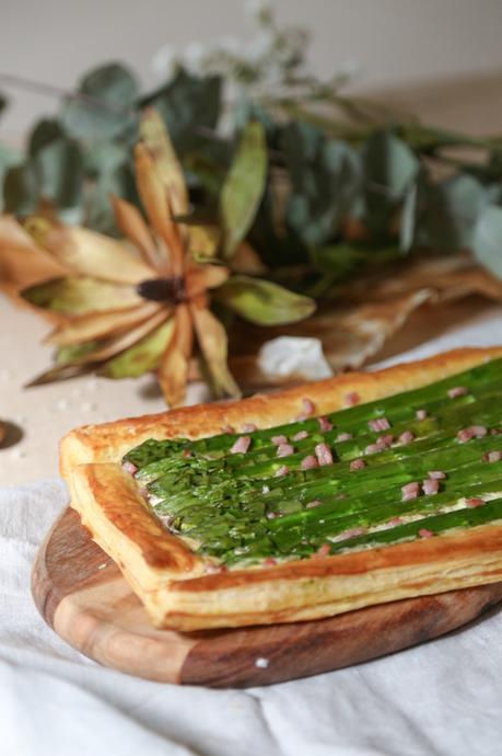 recette tarte aux asperges vertes