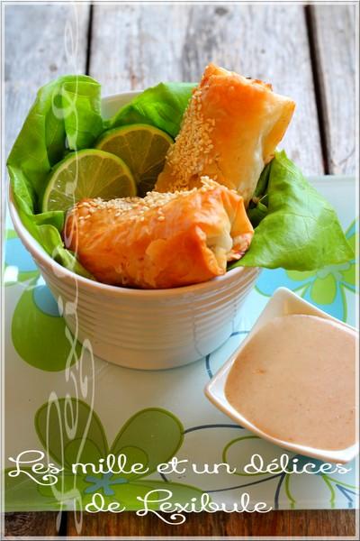 ~Rouleaux au poulet en pâte phyllo~