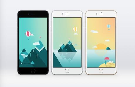 Les fonds d'écran du HTC Sense 8 sur votre iPhone