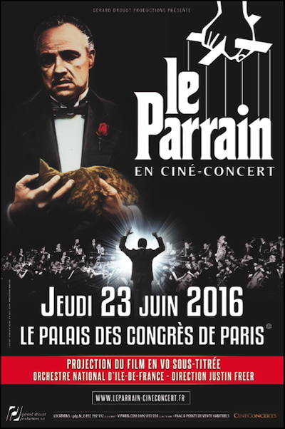 LE PARRAIN en Ciné-Concert - Le 23 juin 2016 au Palais des Congrès de Paris