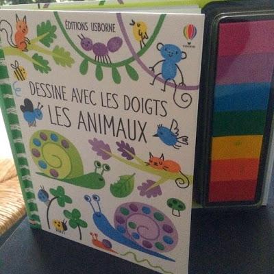 Chut, les enfants lisent #38 : Dessine avec les doigts - les animaux - Editions Usborne