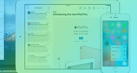 Airmail prend le large sur iPad Pro Airmail prend le large sur iPad Pro