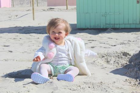 Et pour la première fois, la plage ♥