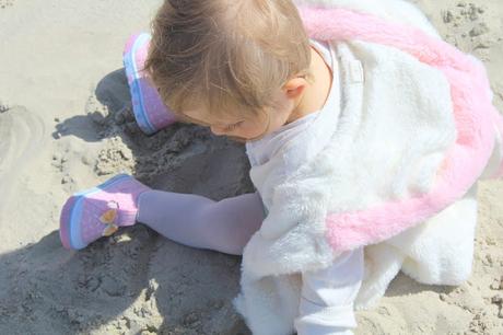 Et pour la première fois, la plage ♥