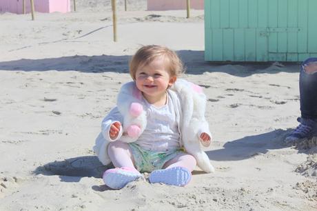 Et pour la première fois, la plage ♥