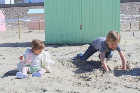 Et pour la première fois, la plage ♥