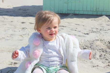 Et pour la première fois, la plage ♥