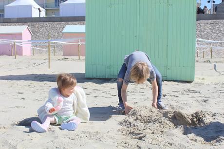 Et pour la première fois, la plage ♥