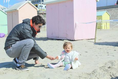 Et pour la première fois, la plage ♥