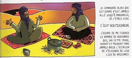 Touriste de Julien BLANC-GRAS et Mademoiselle CAROLINE