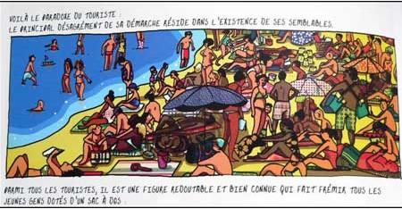 Touriste de Julien BLANC-GRAS et Mademoiselle CAROLINE