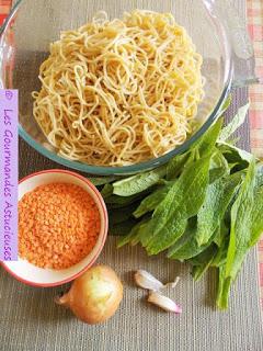 Sauce aux lentilles et à la consoude pour spaghettis (Vegan)