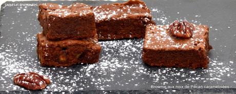 Brownie aux Noix de Pécan caramélisées d'Alain Ducasse.