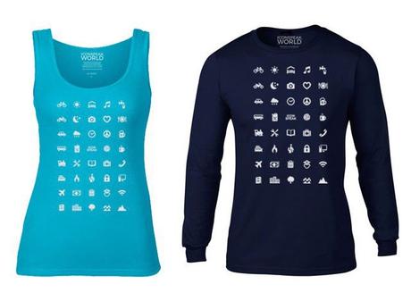 ICONSPEAK : ce tee-shirt va vous aider à communiquer en voyage !