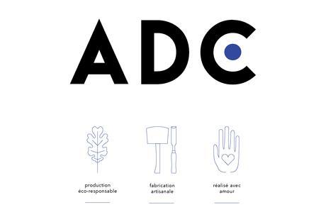 Collection ADC, objets en bois réalisés artisanalement à la main en France.