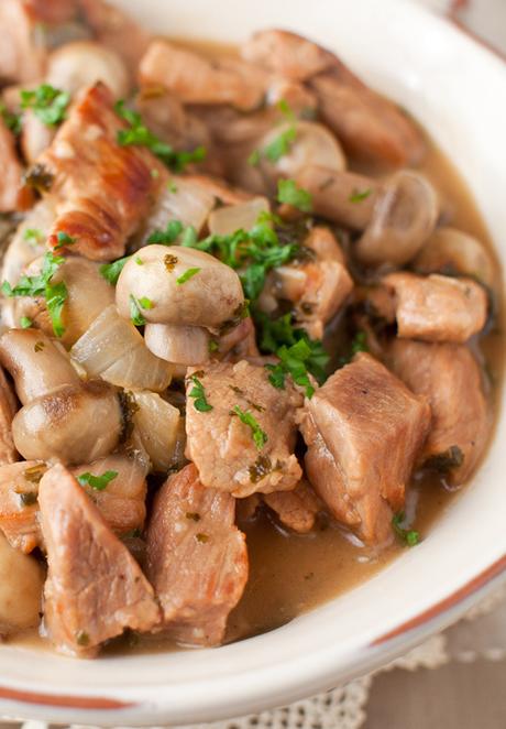Recette Veau aux champignons avec Cookeo