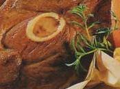 Rouelles gigot papillotes, pommes duchesse