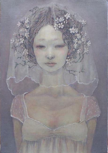 La délicatesse des peintures de Miho Hirano Miho Hirano – Oil painting