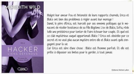Liens défendus | Meredith Wild (Hacker #4) Liens défendus | Meredith Wild (Hacker #4)