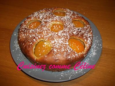 Gâteau aux pêches