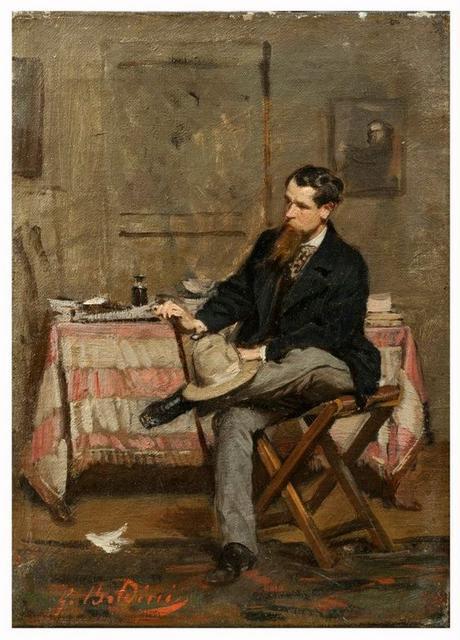 1865 Boldini portrait de Luigi Bechi Collection privee