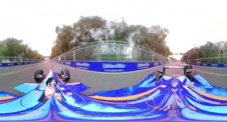 Une course de Formule E en caméra embarquée à 360°