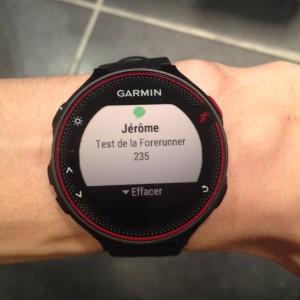 Test de la Garmin Forerunner 235 : nouvelle montre GPS running sans ceinture
