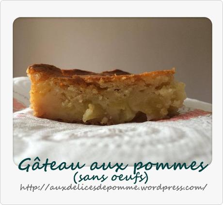 Gateau pommes sans oeuf