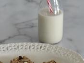 recette biscuits déjeuner sans farine, avec boisson amandes