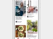 Nouveau look pour l'App Pinterest iPhone